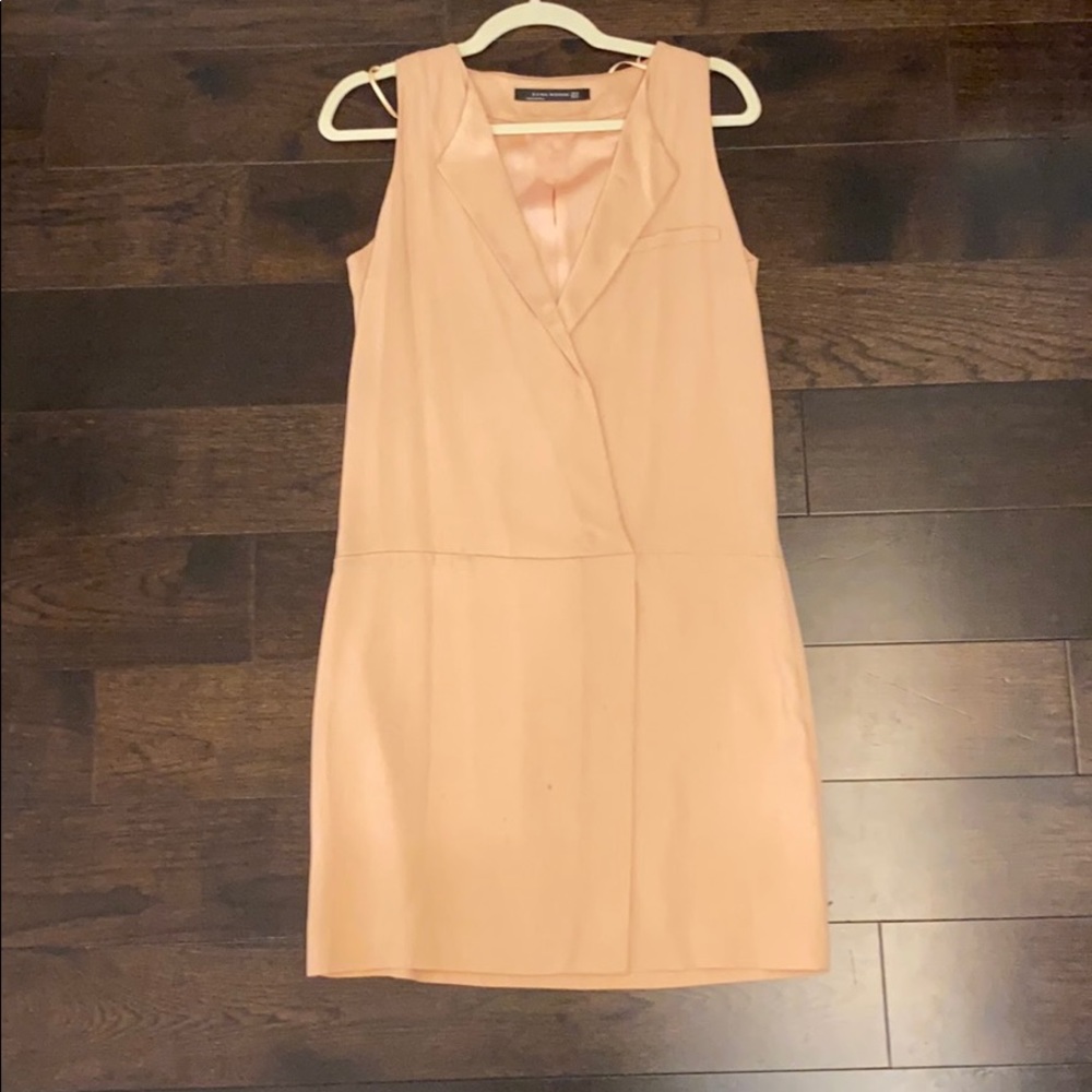 Zara neutral tone dress